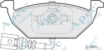 APEC BRAKING pad1162 -  Комплект тормозных колодок, дисковый тормоз